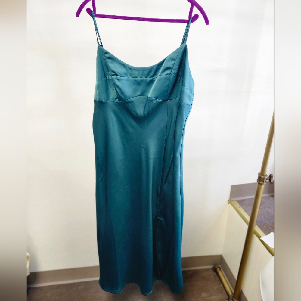 Green Slip Dress